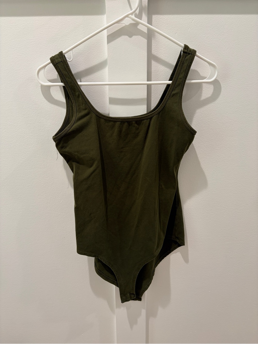 Olive Green One-Piece Bodysuit